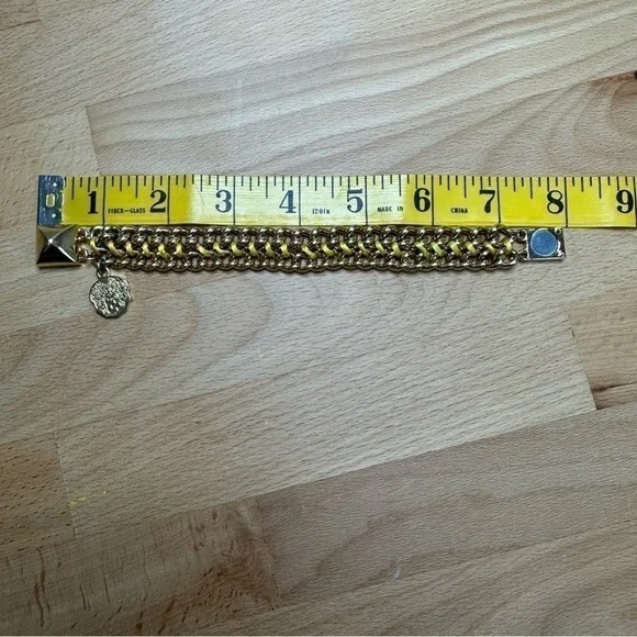 Vince Camuto Gold Tone Magnetic Bracelet 8” - Picture 3 of 4